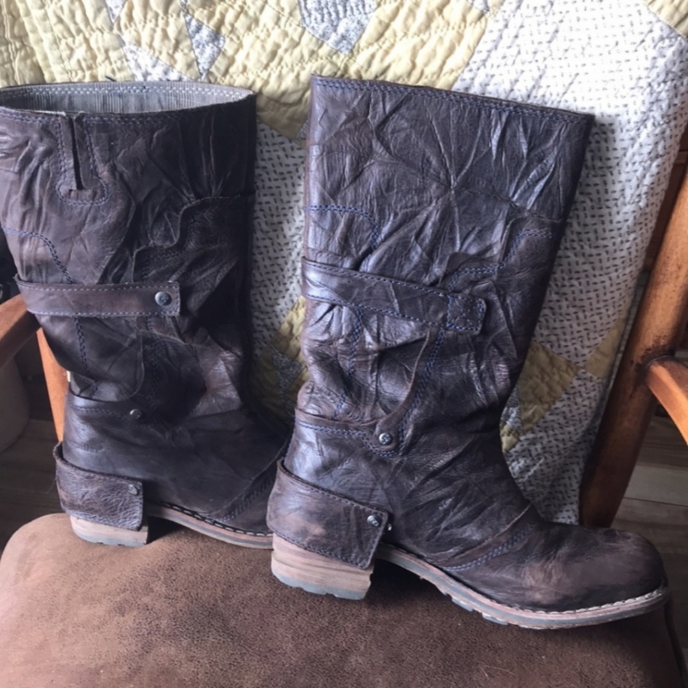 Caterpillar Women's Brown Leather Boots Size 7